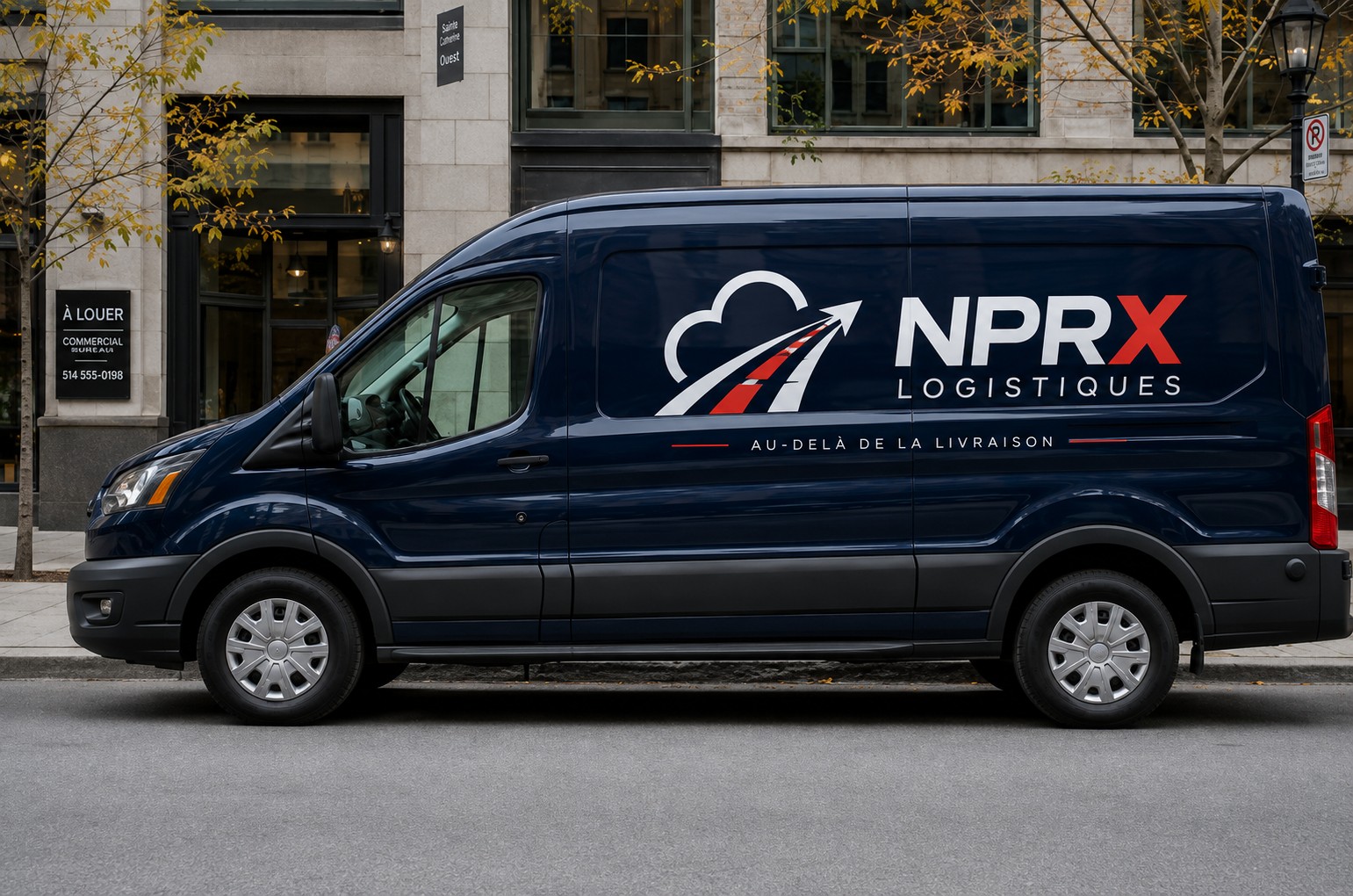 Ford Transit cargo van — flotte NPRX Logistiques